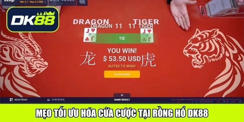 Mẹo tối ưu hóa cửa cược tại rồng hổ DK88