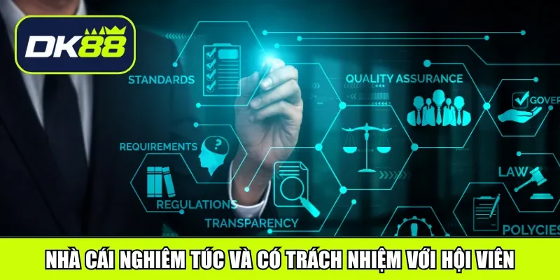 Nhà cái nghiêm túc và có trách nhiệm với hội viên