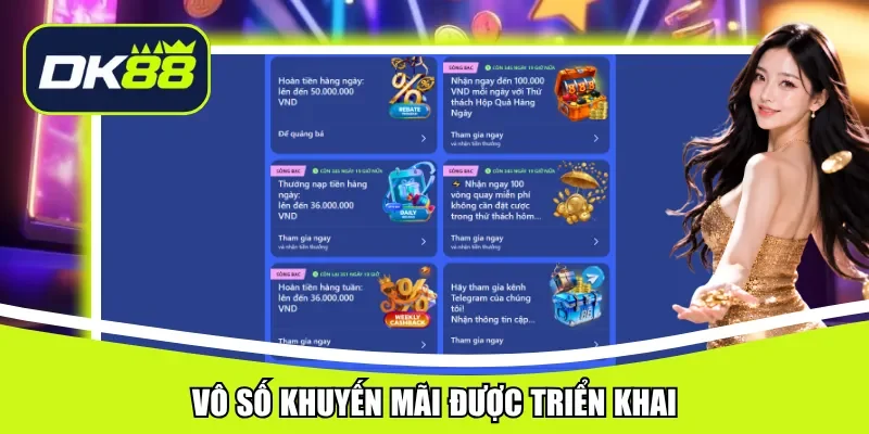 Vô số khuyến mãi được triển khai